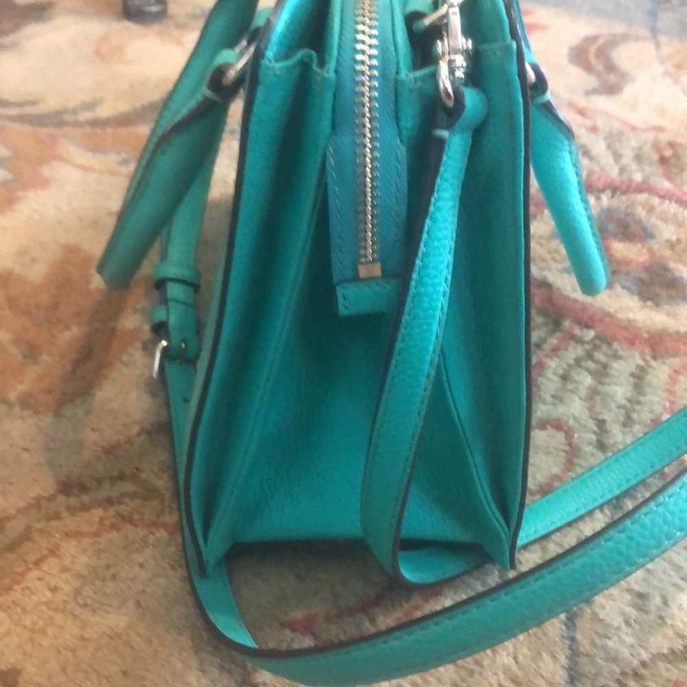 ♠️ Kate Spade green leather handbag - Picture 11 of 12